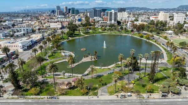 1BR rental in Los Angeles — All New One Bedroom w/ New Appliances | Koreatown, Echo Park, Silver Lake & DTLA | Stone quartz countertops with brand new self-closing cabinetry and high-end stainless-steel refrigerators |